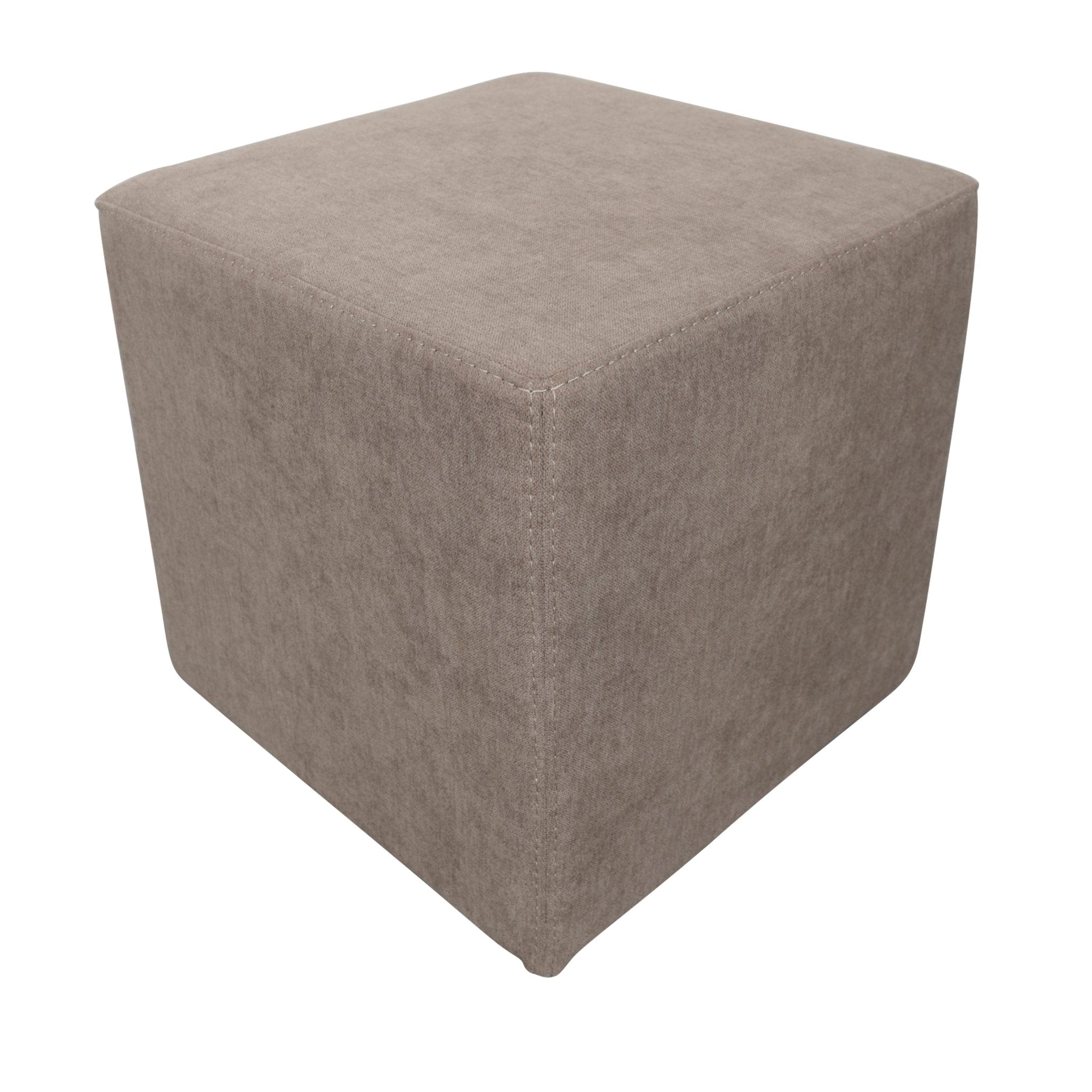 Polstersitzwürfel Cubi hellbraun