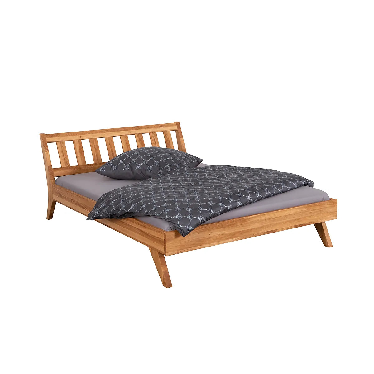 Max Premium Massivholzbett in Wildeiche