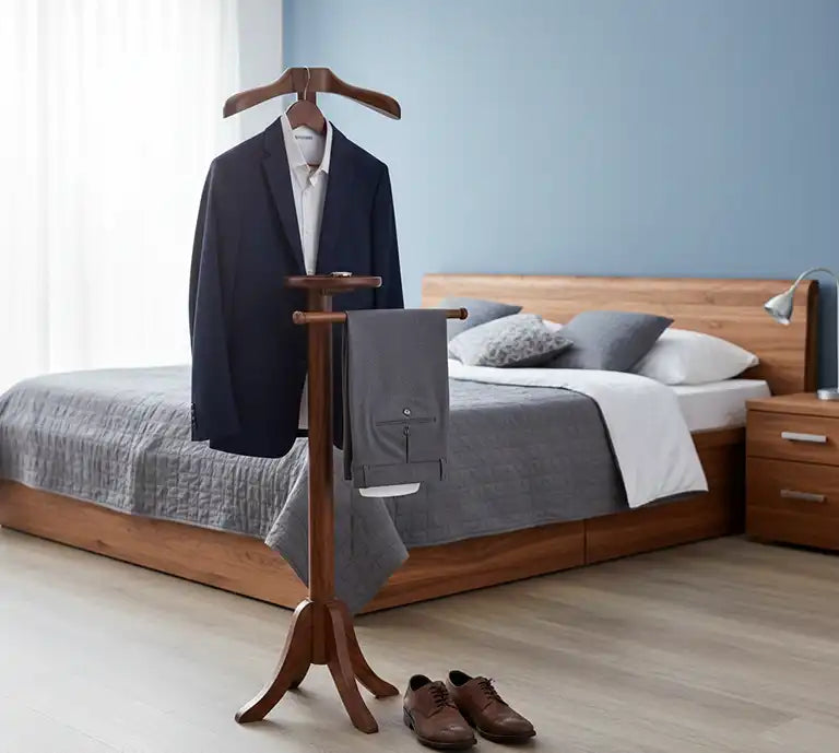 Stummer Diener aus Metall & Holz