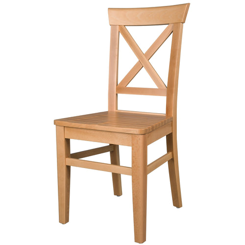 Anastasia Esszimmerstuhl 2er Set Naturlackiert