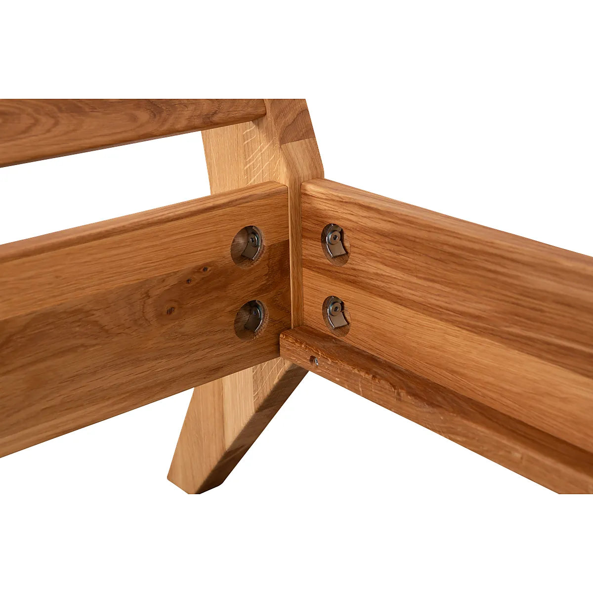 Max Premium Massivholzbett in Wildeiche
