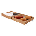 2er Schubladenset Buche Massivholz mit Rollen