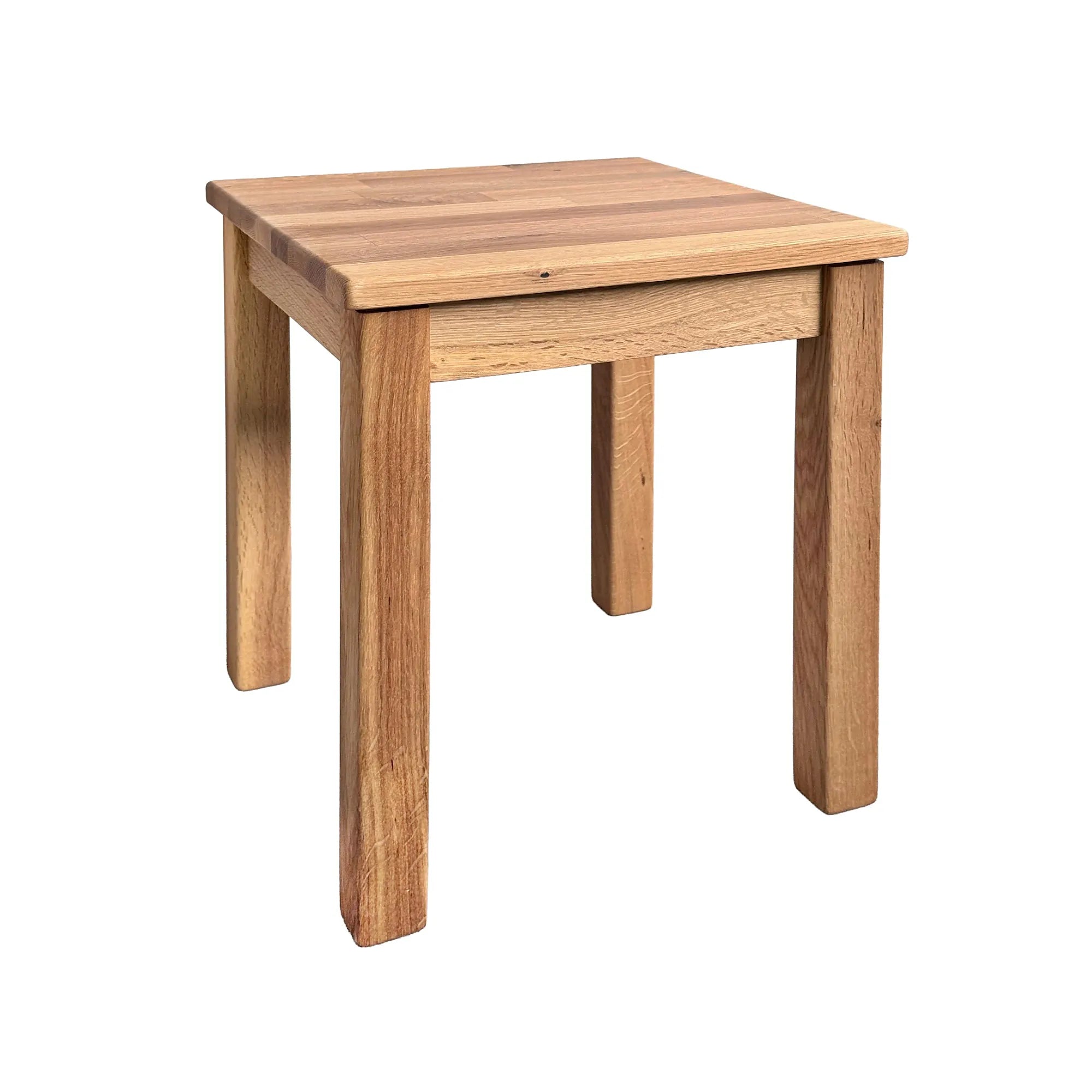 Sitzhocker massive Eiche – edler Holzhocker in natur geölt