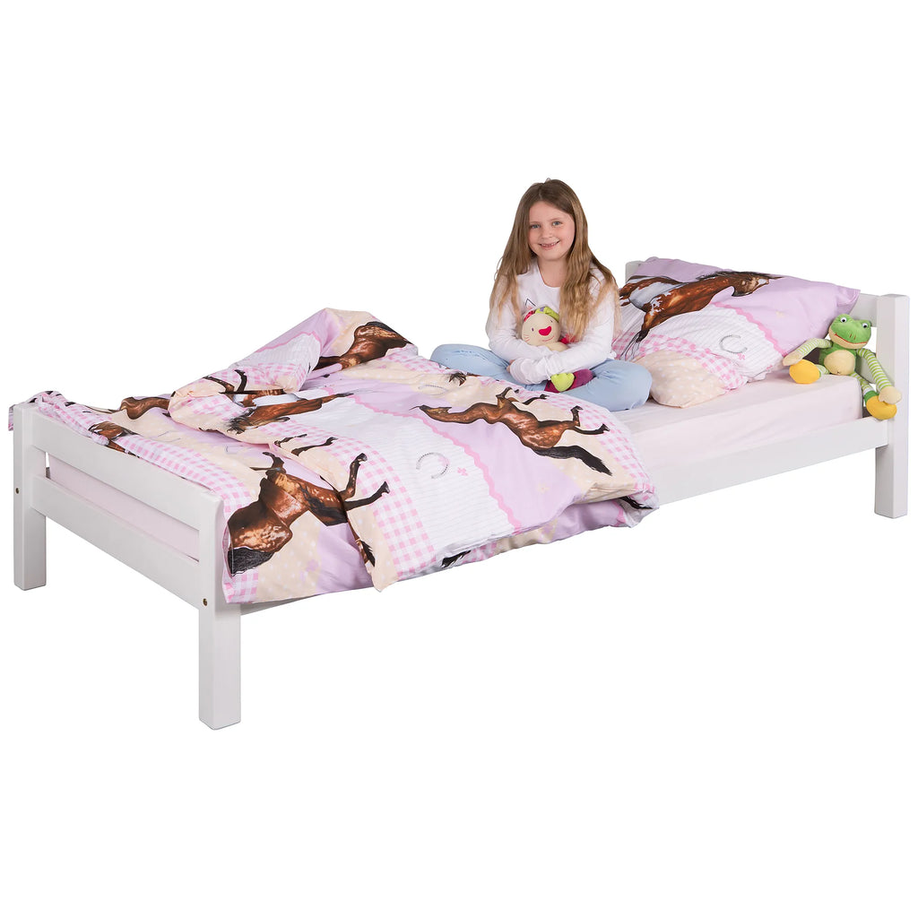 Jugendbett Jonas 90x200 – Massivholzbett natur geölt