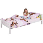 Jugendbett Jonas 90x200 – Massivholzbett natur geölt