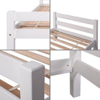 Jugendbett Jonas 90x200 – Massivholzbett natur geölt