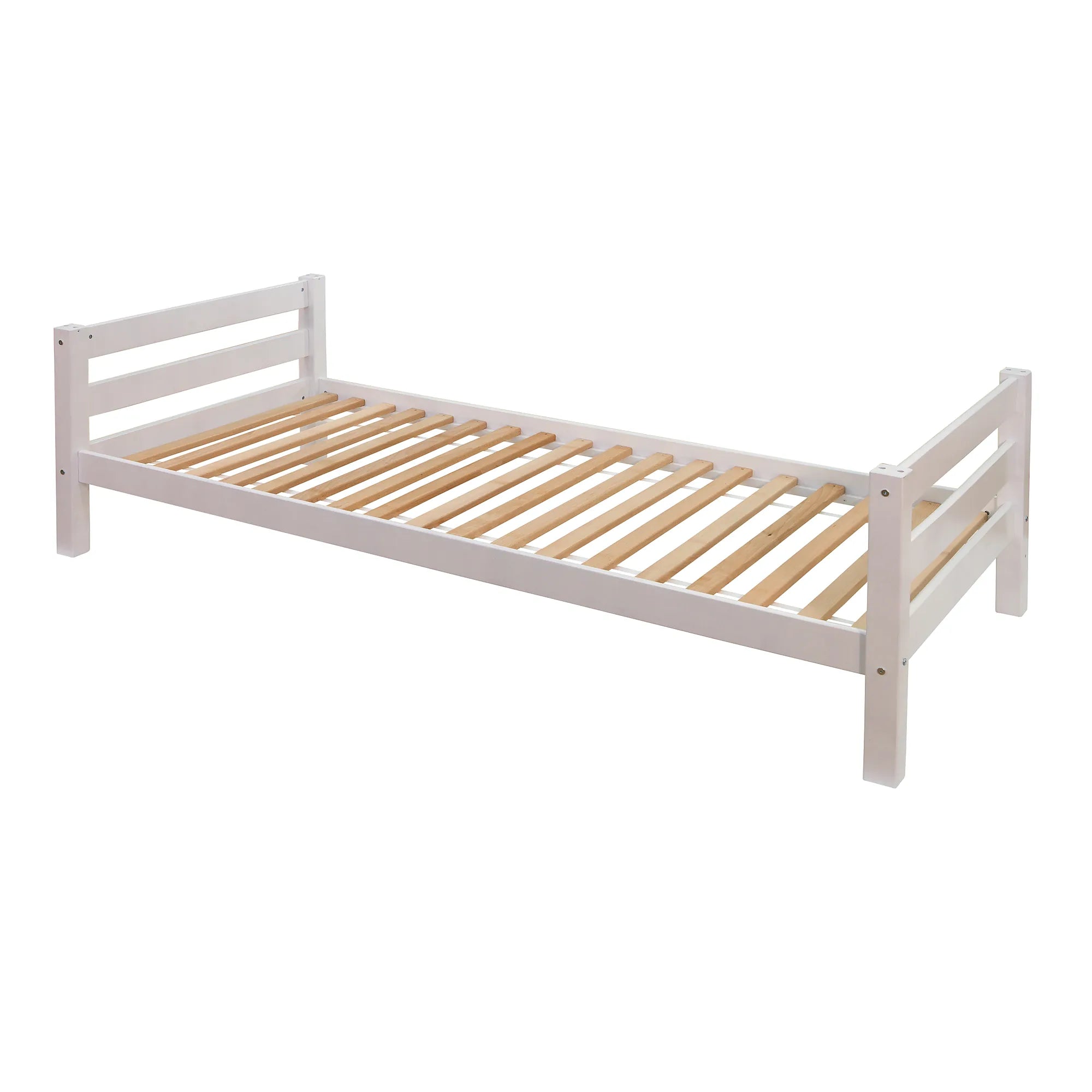 Eck-Etagenbett Luca Massivholz Buche