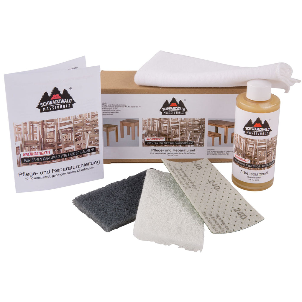 Massivholz Pflege- und Reparaturset