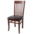 Toskana Esszimmerstuhl 2er Set Nussbaum Braun