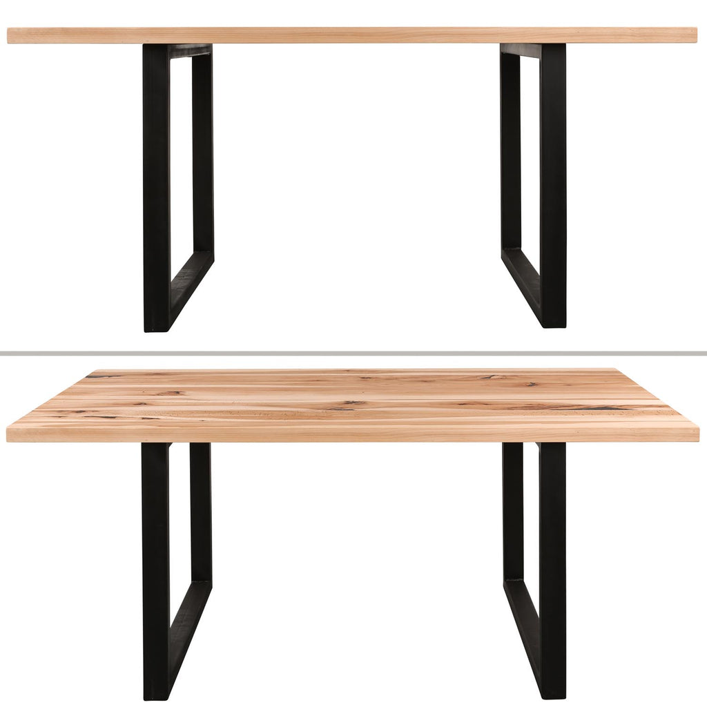 Tisch zwei Ansichten gesamt #buche