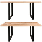 Tisch zwei Ansichten gesamt #buche