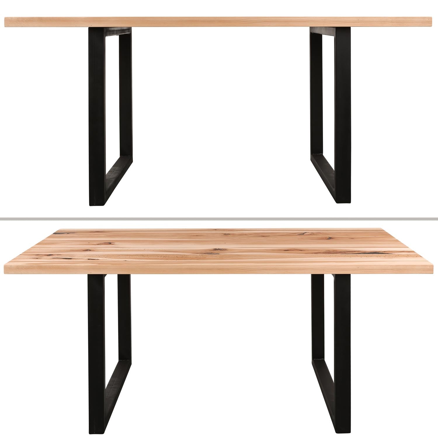 Tisch zwei Ansichten gesamt #buche