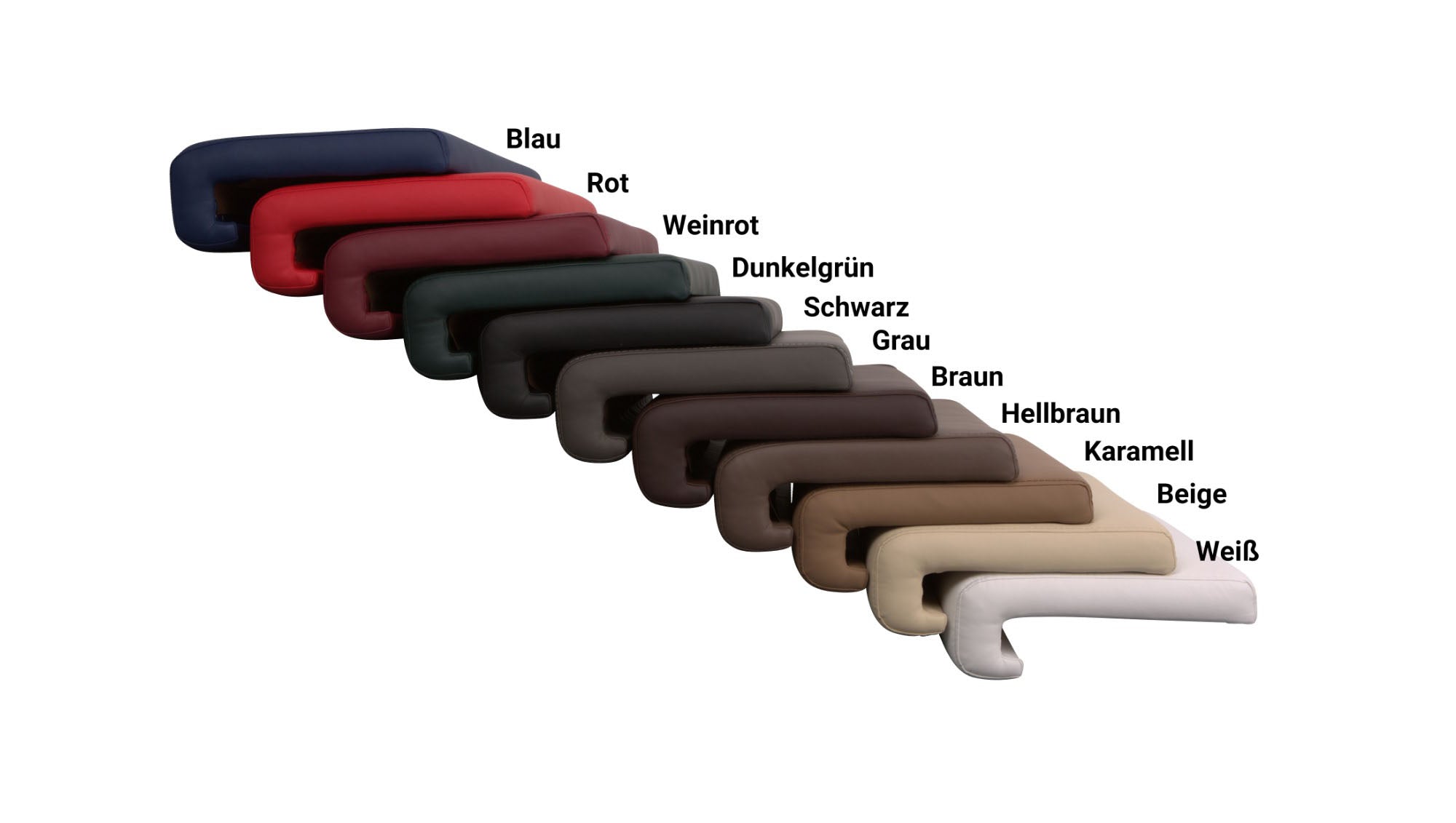 Rückenpolster Steckkissen 2er Set RICHARD