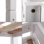 Kinderhochbett #weiss