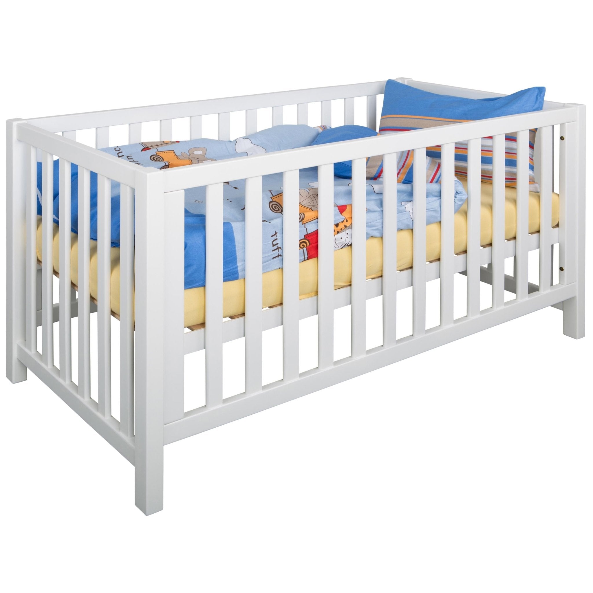 Babybett aus Buche #weiss