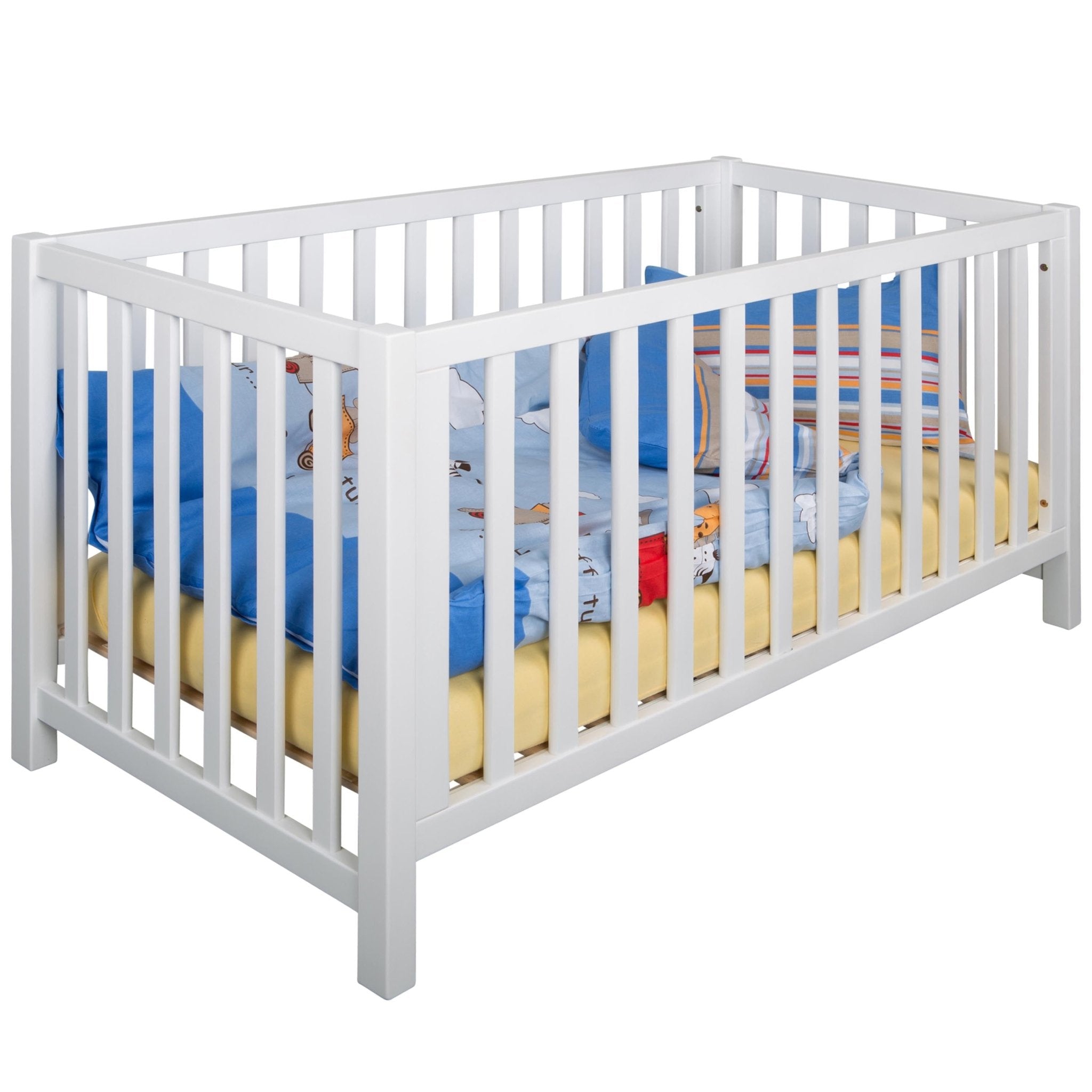 Babybett aus Buche #weiss